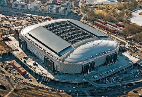 Rectractable roof at Swedbank Arena