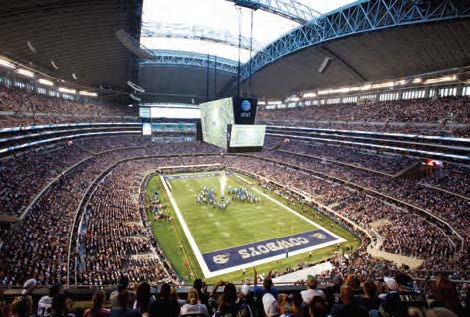 Cowboys Stadium En Fold Retractable Awning By Uni Systems