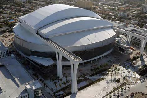 miami marlins stadium retractable roof