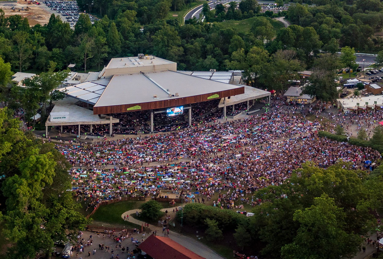 Retractable Canopies At Merriweather Post Pavilion En Fold Retractable Canopies At Merriweather Post Pavilion En Fold