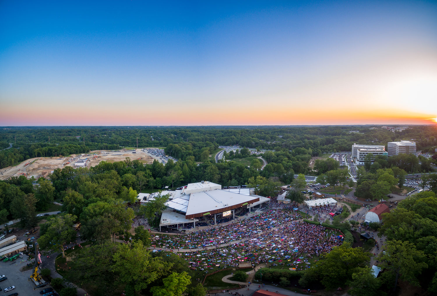 Retractable Canopies At Merriweather Post Pavilion En Fold Retractable Canopies At Merriweather Post Pavilion En Fold