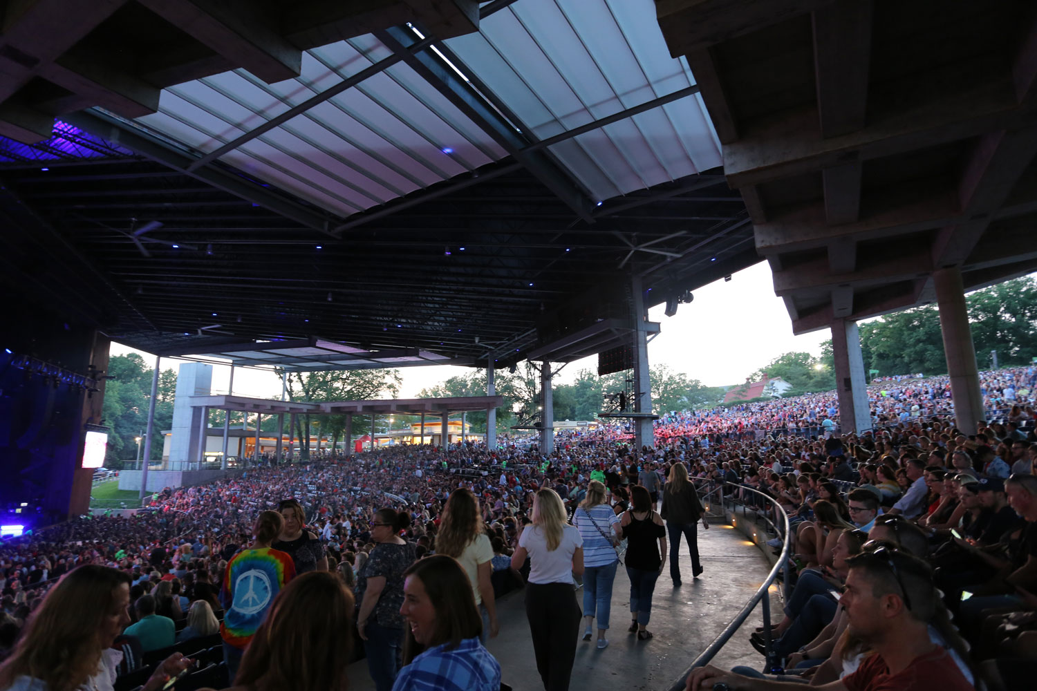 Retractable Canopies At Merriweather Post Pavilion En Fold Retractable Canopies At Merriweather Post Pavilion En Fold
