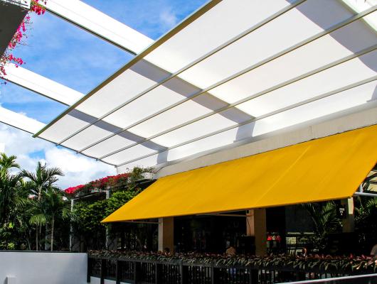 Retractable Fabric Roof Awning