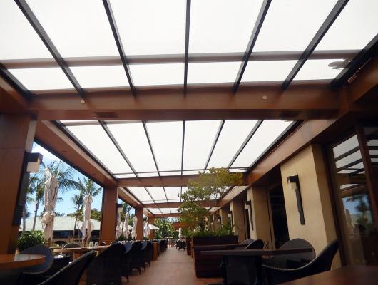 Retractable Fabric Roof Awning