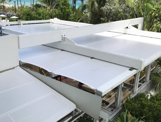 Retractable Fabric Roof Awning