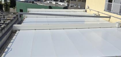 Retractable Fabric Roof Awning Retractable Fabric Roof Awning