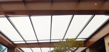 Retractable Fabric Roof Awning