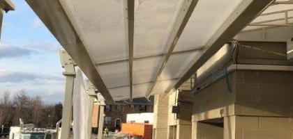 Retractable Fabric Roof Awning