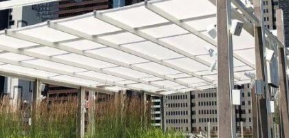 Retractable Fabric Roof Awning Retractable Fabric Roof Awning