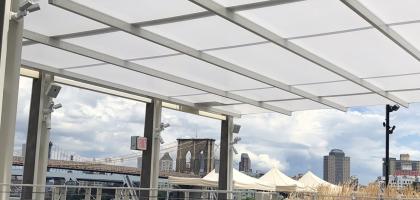 Retractable Fabric Roof Awning