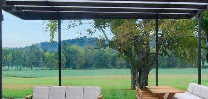 Retractable Fabric Roof Awning