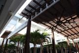 Rectractable awning at The Setai Hotel Courtyard