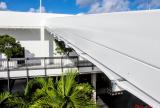 Retractable awning at Bal Harbour Shops, Florida