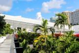 Retractable awning at Bal Harbour Shops, Florida