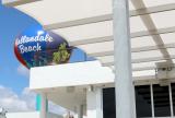 Retractable awning at The Beach Club Hallandale