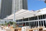 Retractable awning at The Beach Club Hallandale