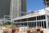 Retractable awning at The Beach Club Hallandale