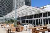 Retractable awning at The Beach Club Hallandale