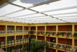 Retractable awning at Hotel Charleston, Columbia