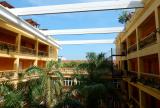 Retractable awning at Hotel Charleston, Columbia