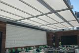 Retractable awning at Kimpton Tryon Park Hotel