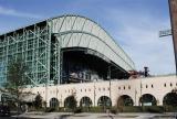 Retractable roof at Minute Maid Park 